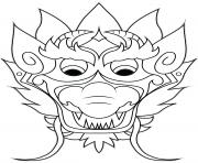 2018 Chinese New Year Mask Dragon